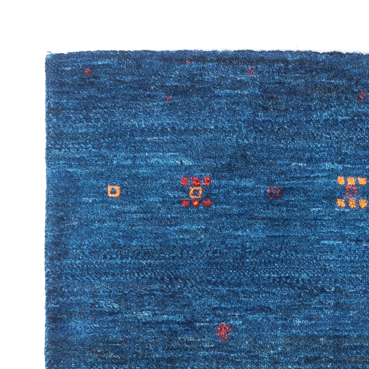 Gabbeh Teppich - Loribaft Perser - 80 x 110 cm - blau
