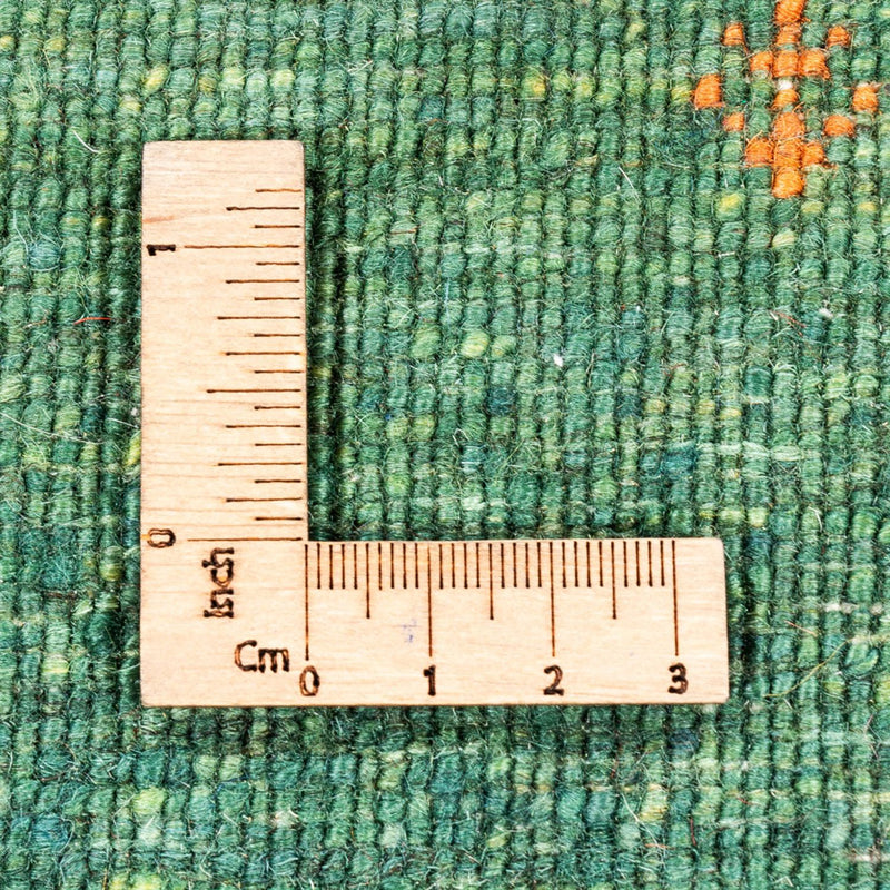 Loribaft Teppich Perser 82x127cm - Orientteppich - grün