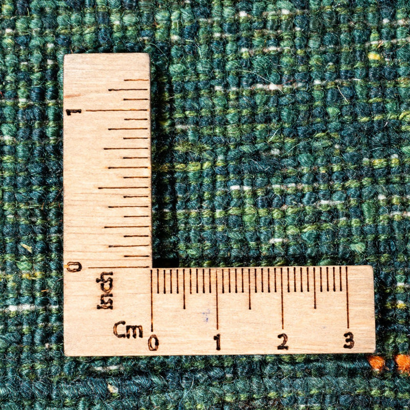 Loribaft Teppich Perser 78x107cm - Orientteppich - grün