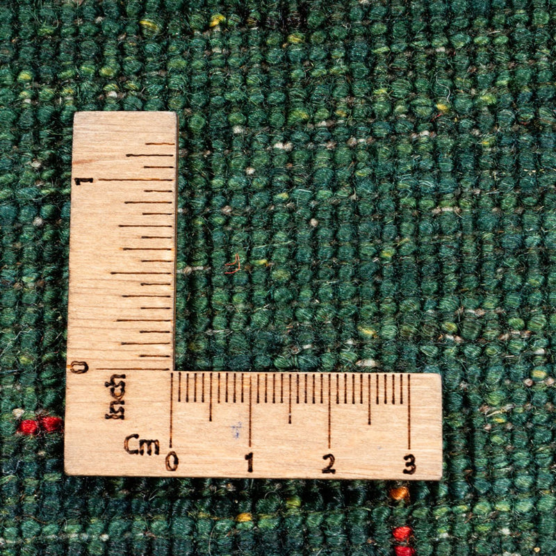 Gabbeh Teppich - Loribaft Perser - 175 x 228 cm - grün