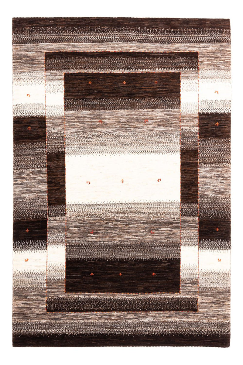 Loribaft Teppich Perser 129x187cm - Orientteppich - grau