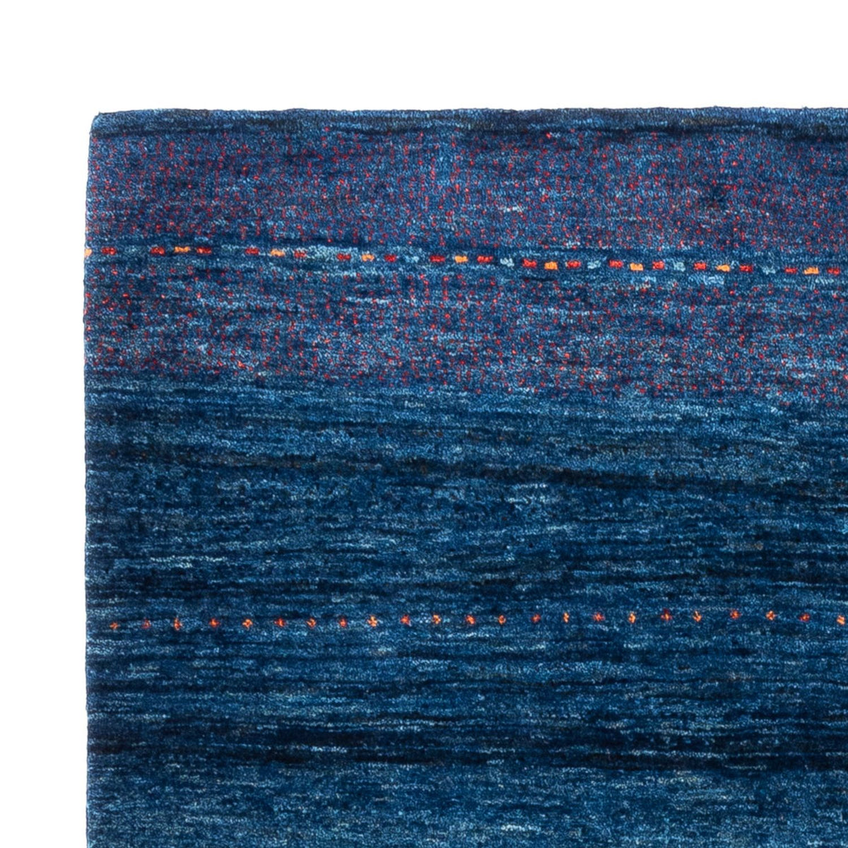 Gabbeh Teppich - Loribaft Perser - 132 x 186 cm - blau