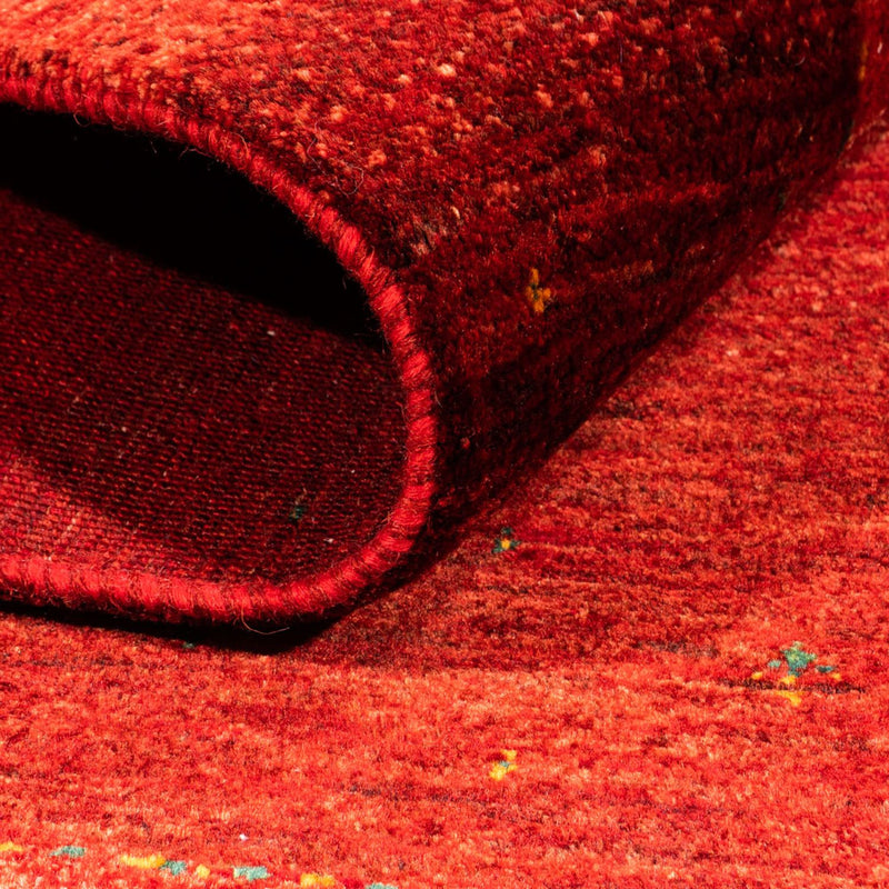 Gabbeh Teppich - Loribaft Perser - 115 x 174 cm - rot