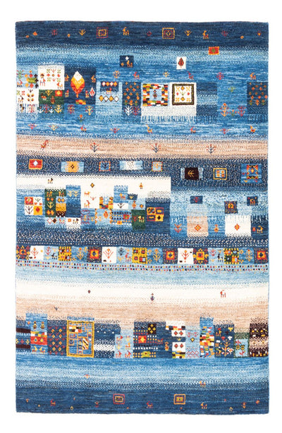 Loribaft Teppich Perser 122x178cm - Orientteppich - mehrfarbig