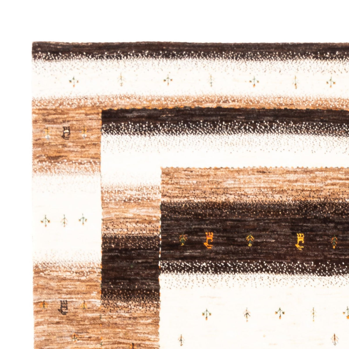 Gabbeh Teppich - Loribaft Perser - 179 x 233 cm - natur