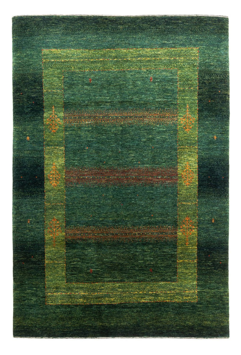 Loribaft Teppich Perser 132x190cm - Orientteppich - grün