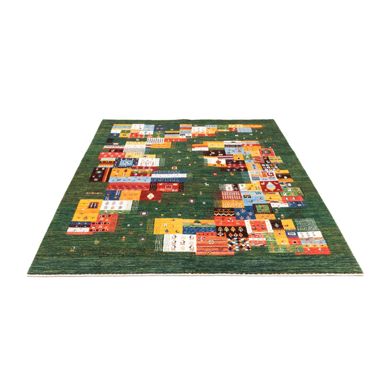 Loribaft Teppich Perser 176x244cm - Orientteppich - grün