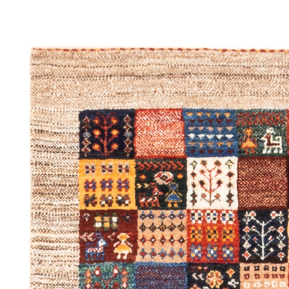 Loribaft Teppich Perser 84x132cm - Orientteppich - mehrfarbig