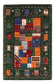 Loribaft Teppich Perser 81x126cm - Orientteppich - mehrfarbig