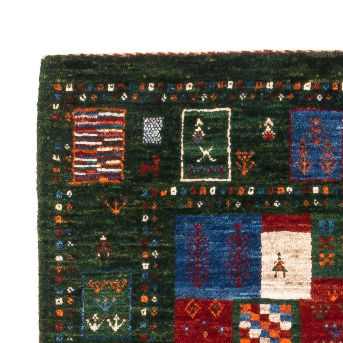 Loribaft Teppich Perser 81x126cm - Orientteppich - mehrfarbig