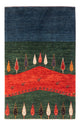 Loribaft Teppich Perser 82x126cm - Orientteppich - mehrfarbig