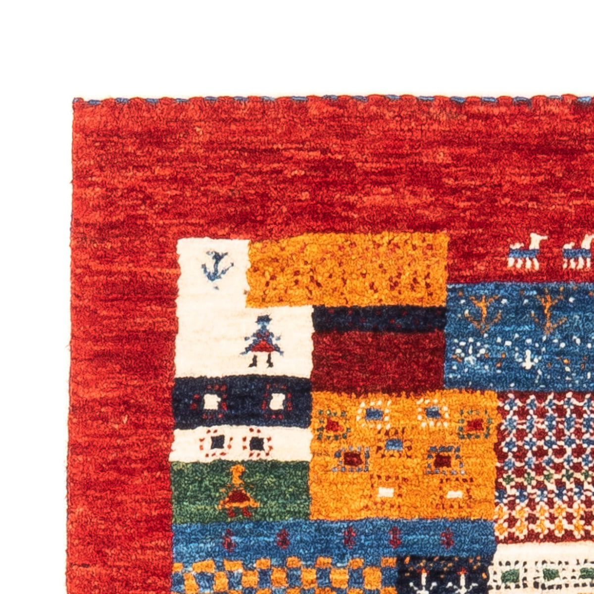 Loribaft Teppich Perser 79x119cm - Orientteppich - mehrfarbig