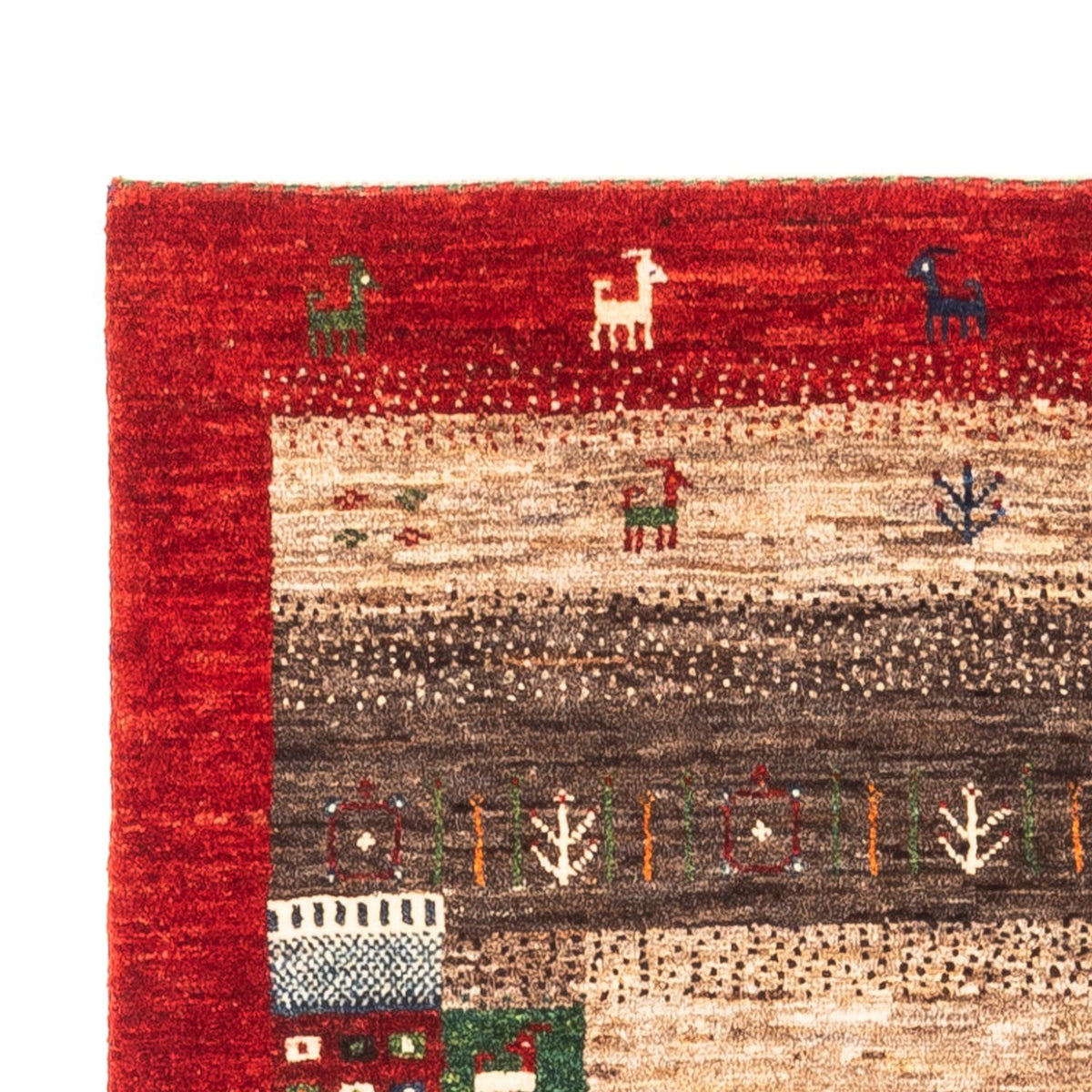 Gabbeh Teppich - Loribaft Perser - Royal - 86 x 147 cm - mehrfarbig