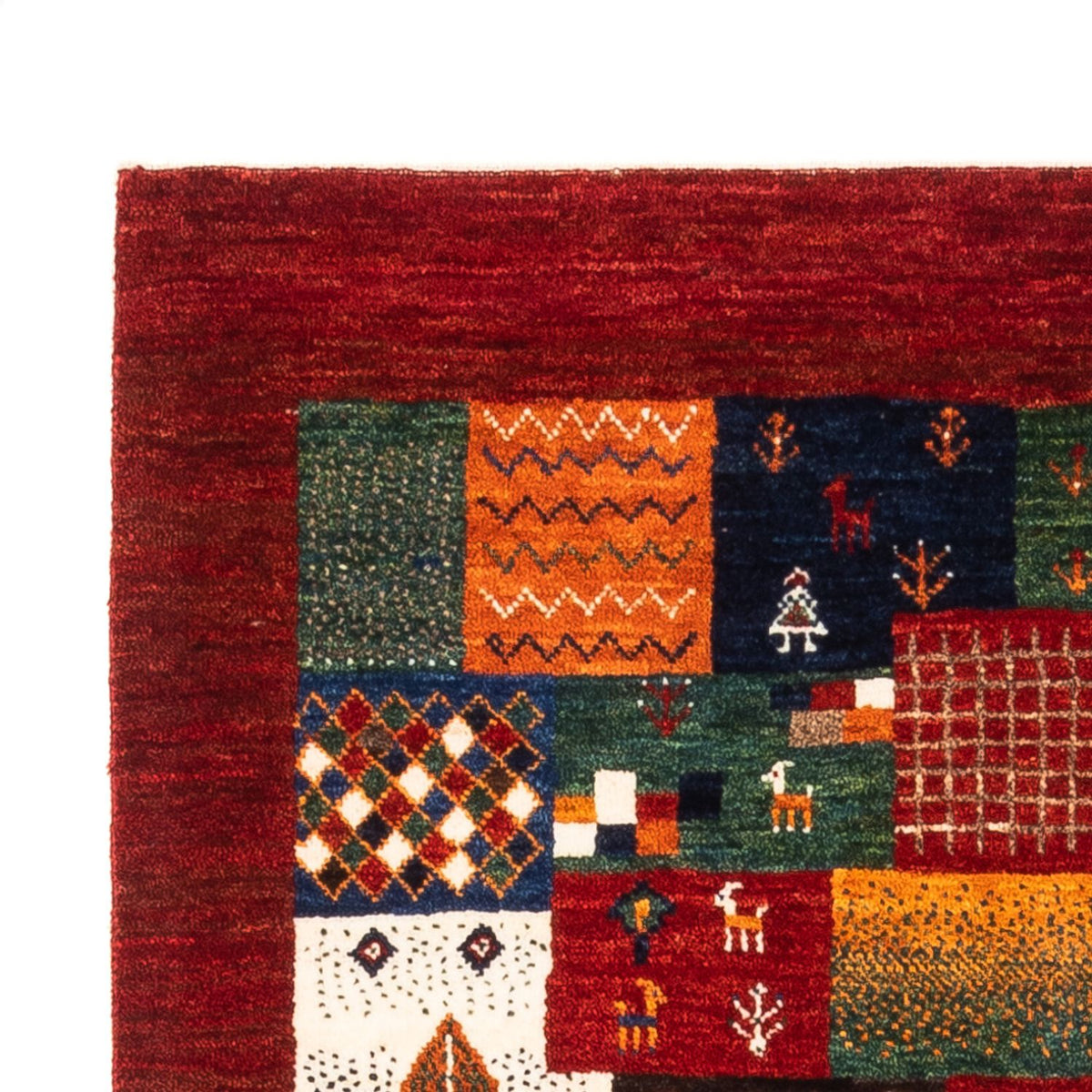 Loribaft Teppich Perser 92x130cm - Orientteppich - mehrfarbig