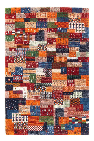 Loribaft Teppich Perser 100x147cm - Orientteppich - mehrfarbig