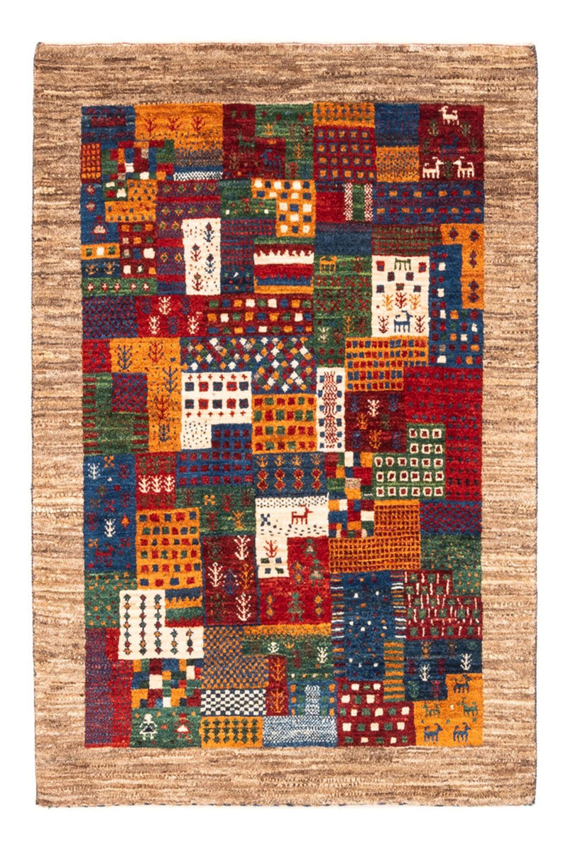 Loribaft Teppich Perser 84x123cm - Orientteppich - mehrfarbig