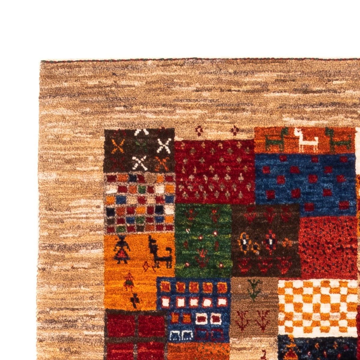 Loribaft Teppich Perser 89x145cm - Orientteppich - mehrfarbig