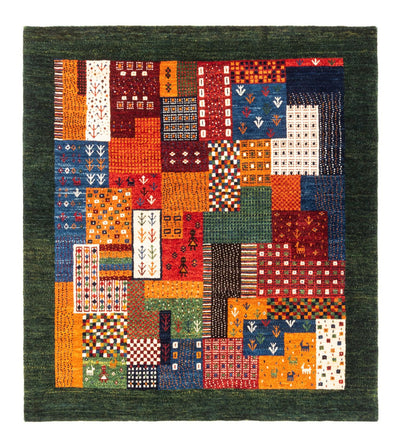 Loribaft Teppich Perser 122x130cm - Orientteppich - mehrfarbig