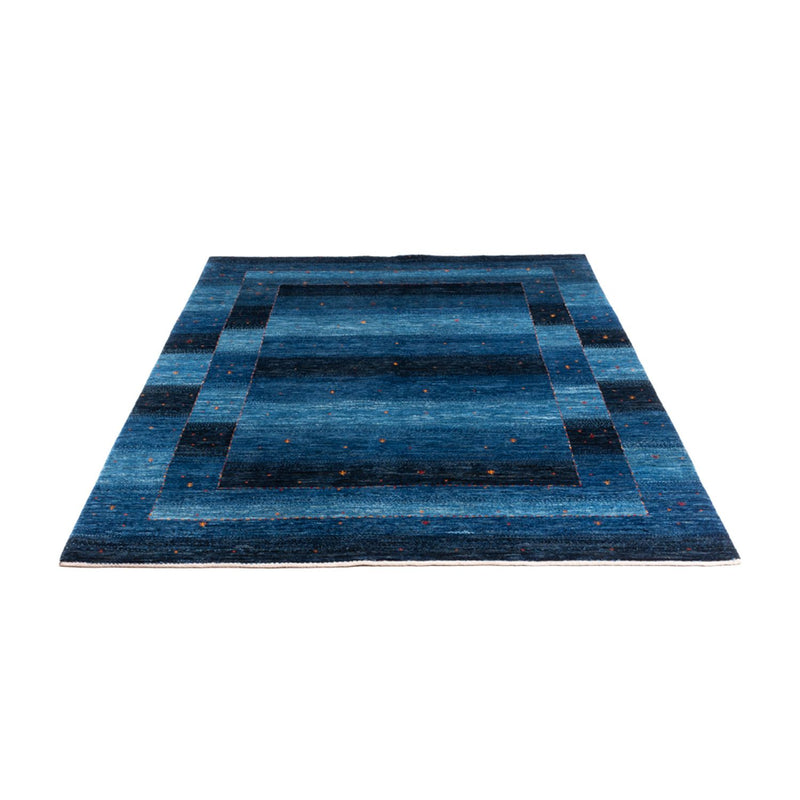 Gabbeh Teppich - Loribaft Perser - 152 x 215 cm - blau