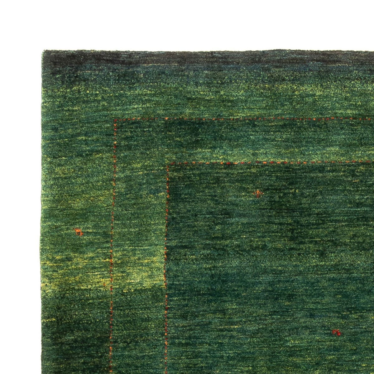 Loribaft Teppich Perser 135x197cm - Orientteppich - grün