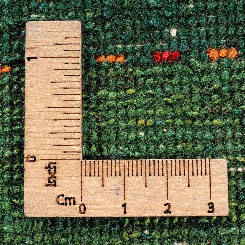 Gabbeh Teppich - Loribaft Perser - 160 x 200 cm - grün