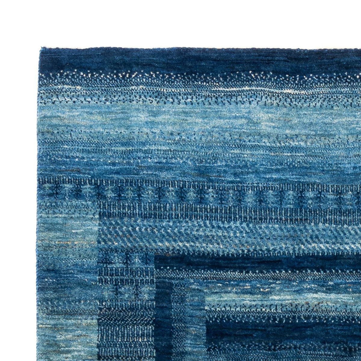 Loribaft Teppich Perser 158x198cm - Orientteppich - blau