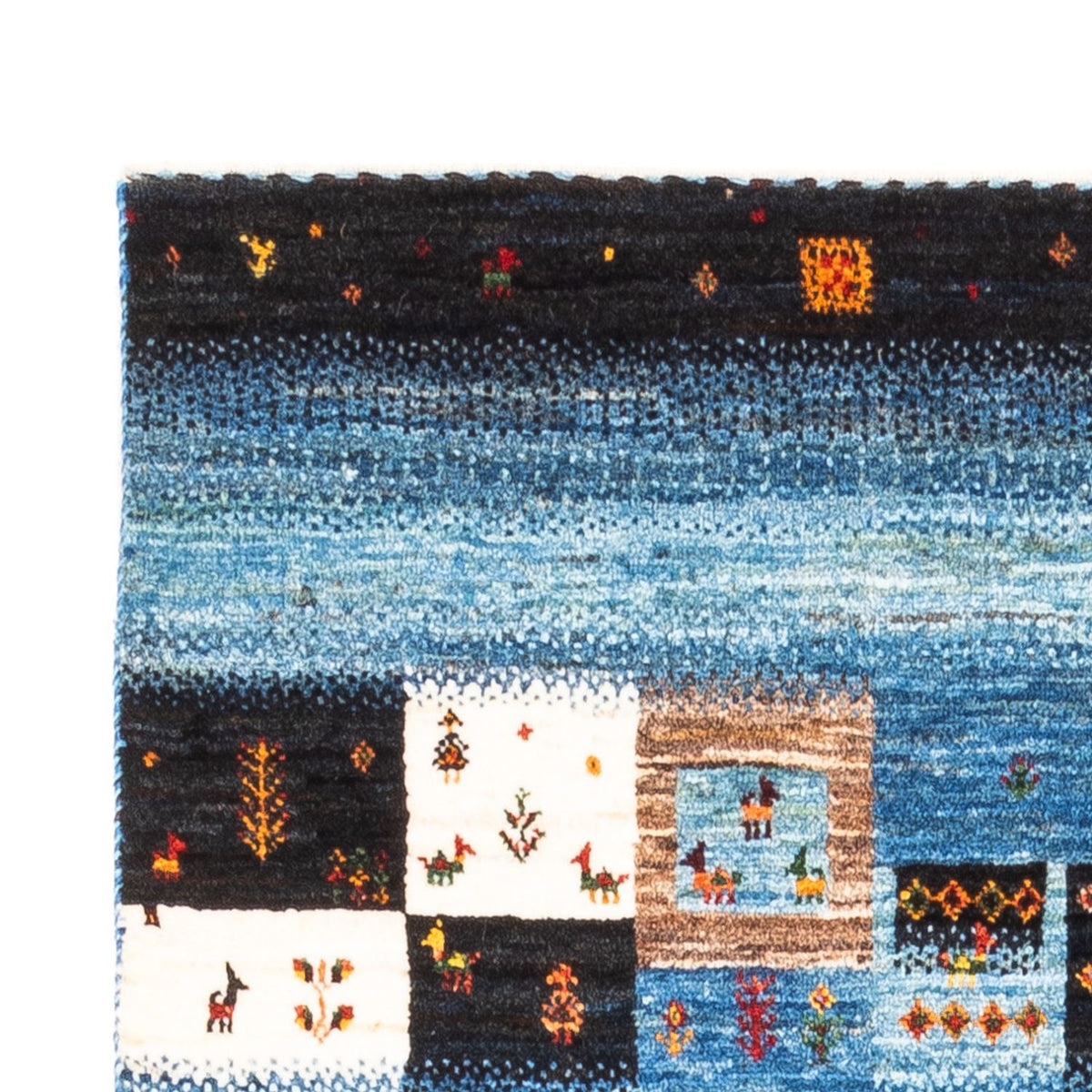 Gabbeh Teppich - Loribaft Perser - Royal - 106 x 162 cm - mehrfarbig