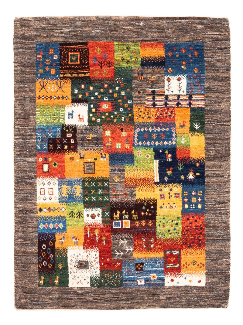 Loribaft Teppich Perser 81x106cm - Orientteppich - mehrfarbig
