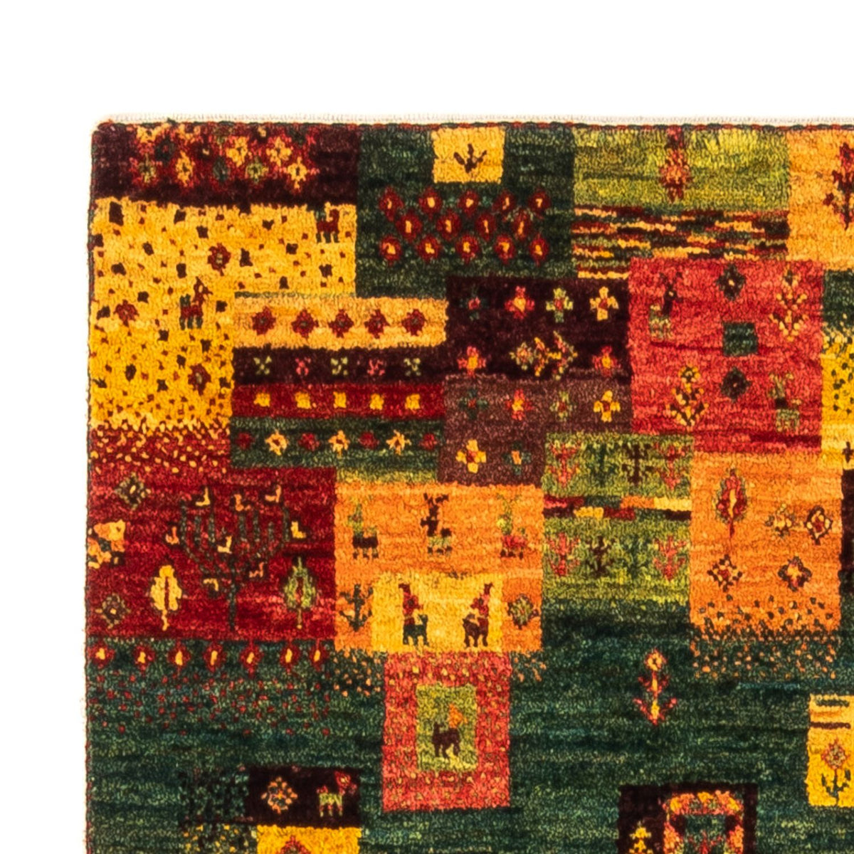 Loribaft Teppich Perser 84x137cm - Orientteppich - mehrfarbig
