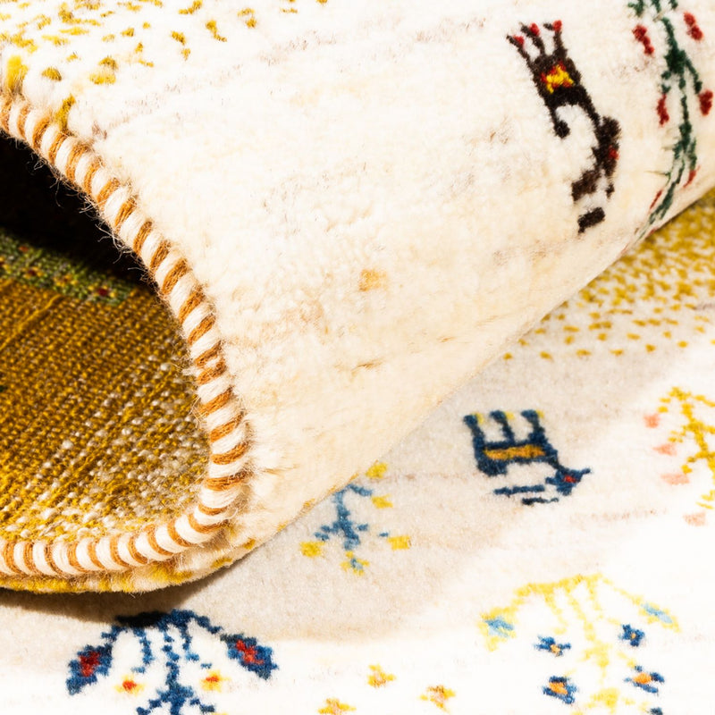 Gabbeh Teppich - Loribaft Perser - 96 x 156 cm - mehrfarbig