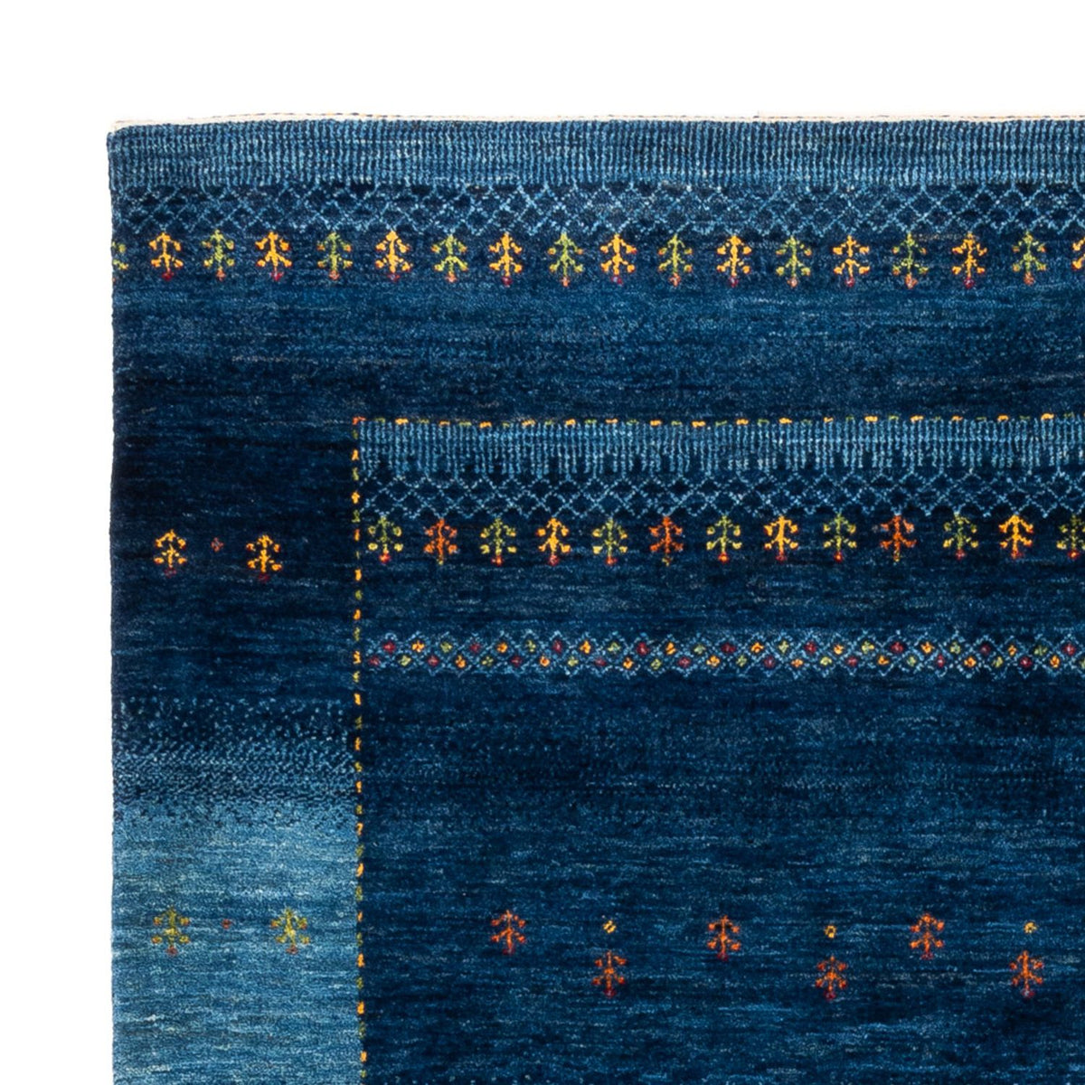 Loribaft Teppich Perser 157x207cm - Orientteppich - blau