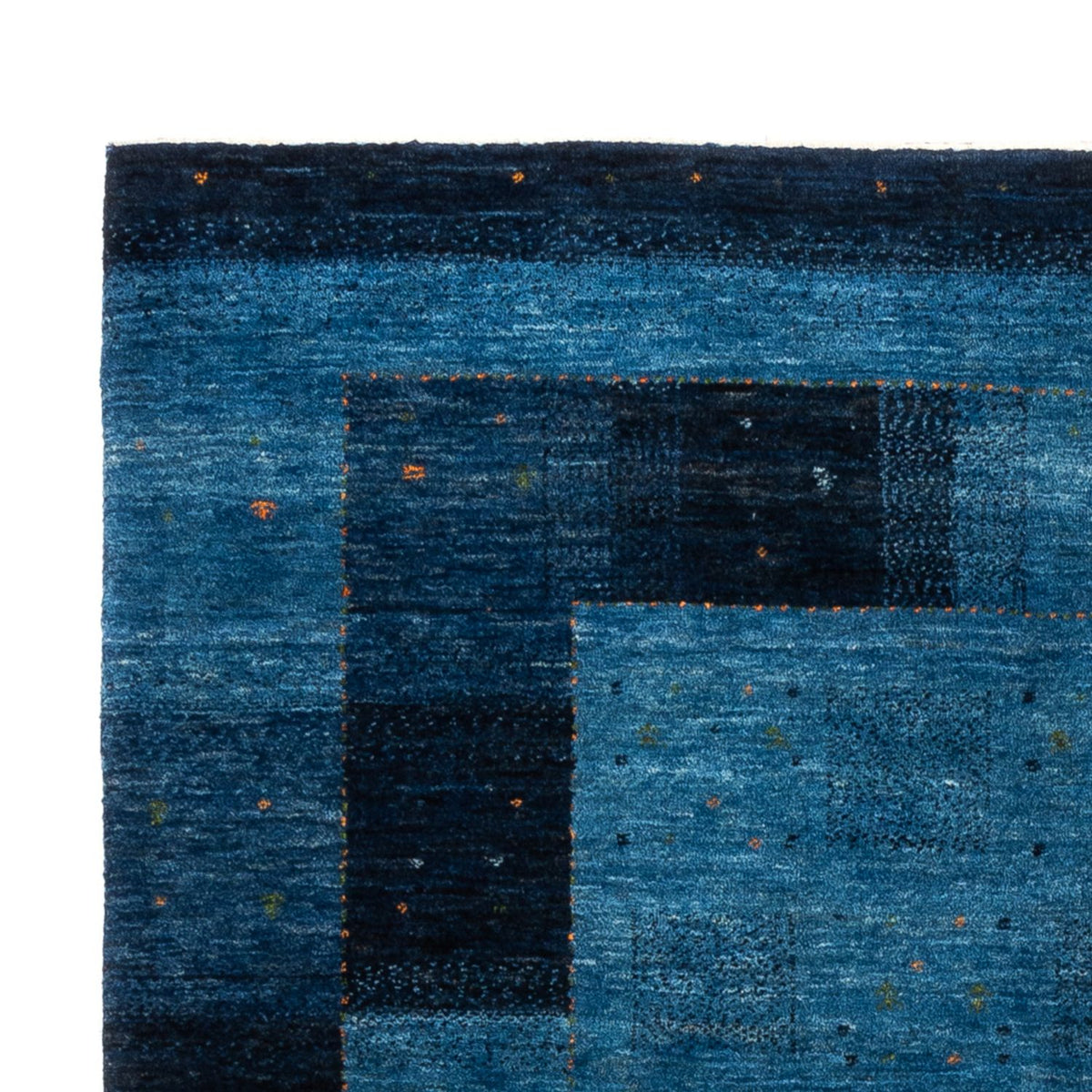 Loribaft Teppich Perser 152x209cm - Orientteppich - blau
