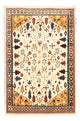 Gabbeh Persisch Teppich 92x132cm - Perserteppich Wollteppich - beige