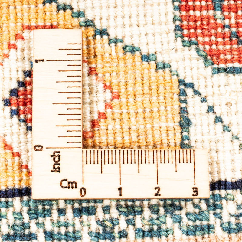Gabbeh Persisch Teppich 92x132cm - Perserteppich Wollteppich - beige