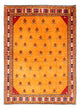 Gabbeh Persisch Teppich 177x237cm - Perserteppich Wollteppich - gold