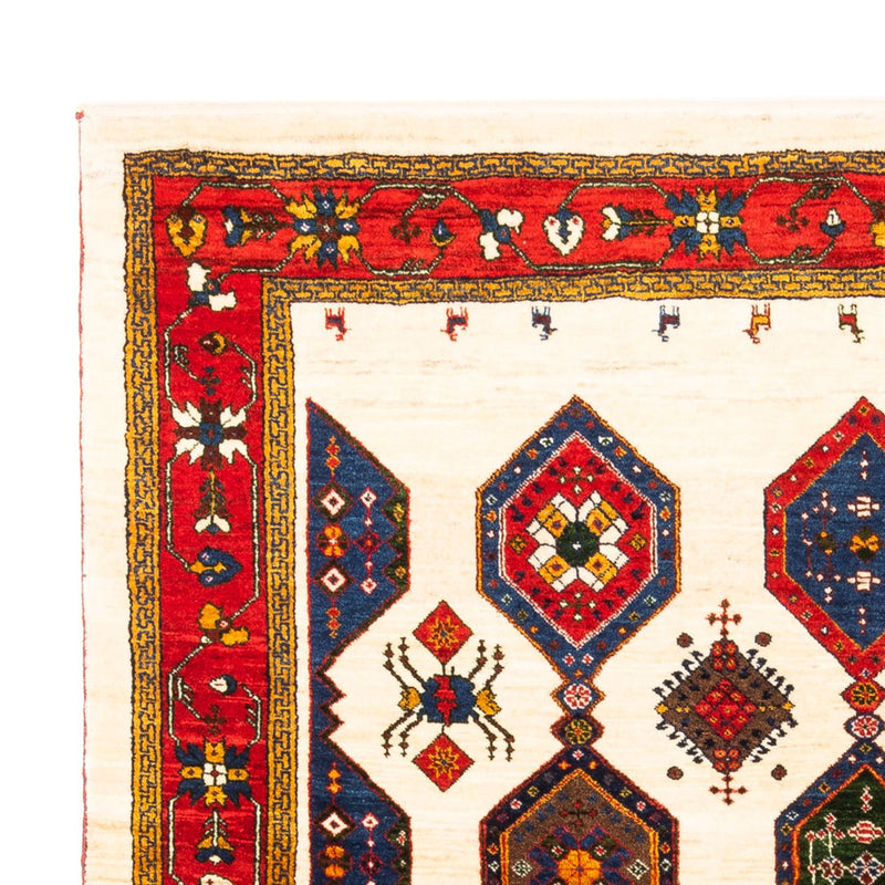 Gabbeh Persisch Teppich 153x205cm - Perserteppich Wollteppich - mehrfarbig