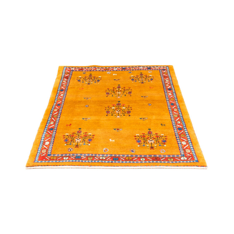Gabbeh Teppich - Perser - 100 x 150 cm - gold