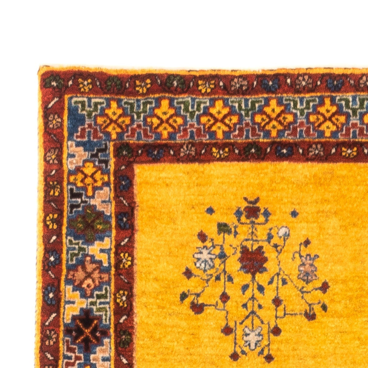 Gabbeh Teppich - Perser - 90 x 158 cm - gold