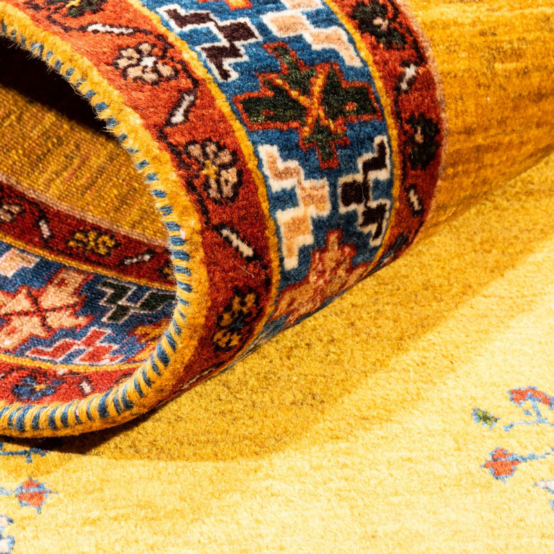 Gabbeh Teppich - Perser - 90 x 158 cm - gold