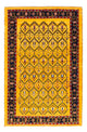 Gabbeh Persisch Teppich 126x188cm - Perserteppich Wollteppich - gold