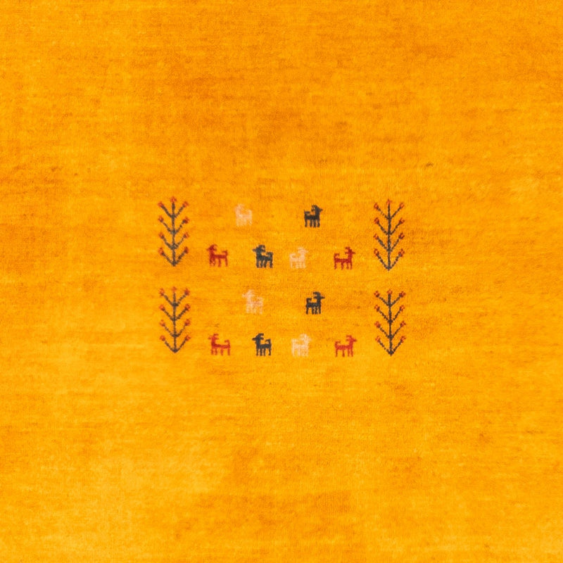 Gabbeh Teppich - Perser - 108 x 155 cm - gold
