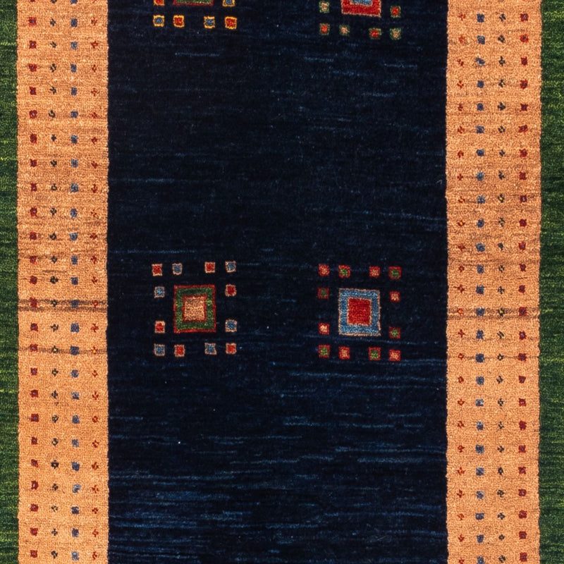 Gabbeh Persisch Teppich 82x202cm - Perserteppich Wollteppich