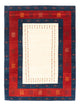 Gabbeh Persisch Teppich 155x202cm - Perserteppich Wollteppich - creme