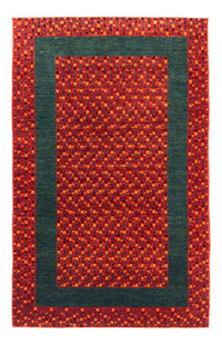 Gabbeh Persisch Teppich 100x152cm - Perserteppich Wollteppich - rot – product image