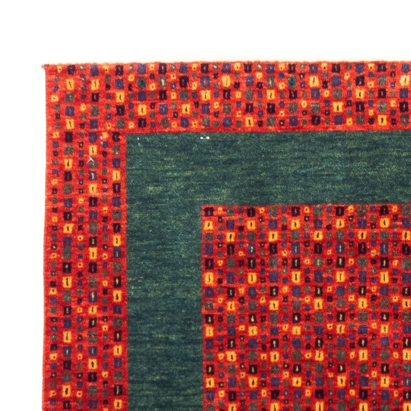 Gabbeh Persisch Teppich 100x152cm - Perserteppich Wollteppich - rot