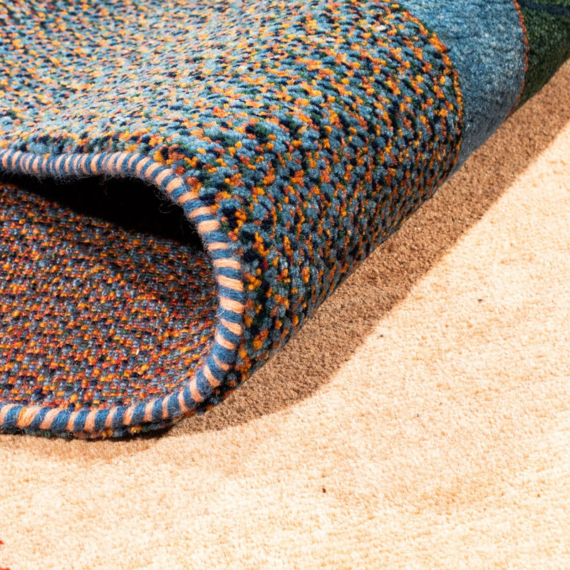 Gabbeh Persisch Teppich 180x233cm - Perserteppich Wollteppich - creme