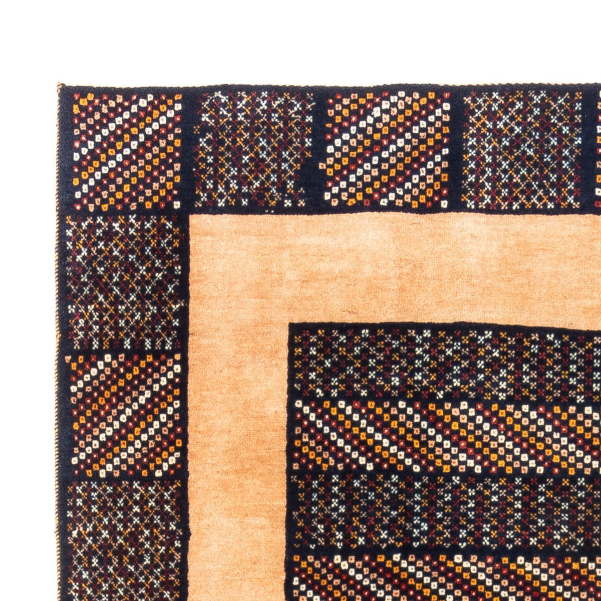 Gabbeh Persisch Teppich 156x200cm - Perserteppich Wollteppich - mehrfarbig