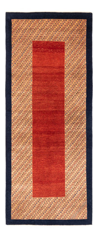 Gabbeh Persisch Teppich 80x197cm - Perserteppich Wollteppich - rot – product image