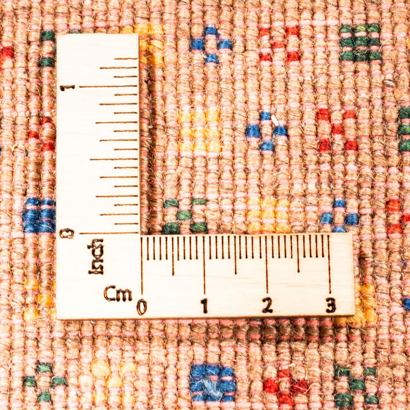 Gabbeh Persisch Teppich 80x197cm - Perserteppich Wollteppich - rot