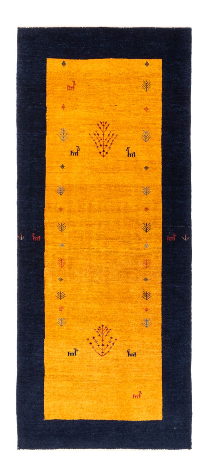 Gabbeh Persisch Teppich 82x188cm - Perserteppich Wollteppich
